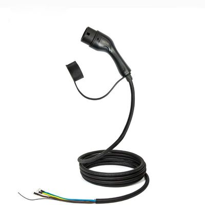 গুণ  22kW Portable Vehicle Charging Cable EV OEM Single Gun Type2 Charger Plug 32A/3Phase কারখানা