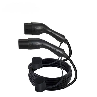 7kW IEC 62196 টাইপ 2 থেকে টাইপ 2 EV চার্জিং কেবল AC 250V ইউরোপ স্ট্যান্ডার্ড ইলেকট্রিক কার চার্জার স্টেশন