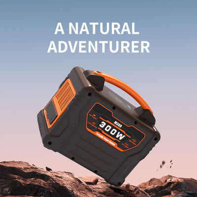 সোলার প্যানেল সহ 300W ছোট সোলার জেনারেটর, আউটডোর হোম ইমার্জেন্সির জন্য QC3.0 USB আউটপুট পোর্টেবল চার্জার পাওয়ার ব্যাংক