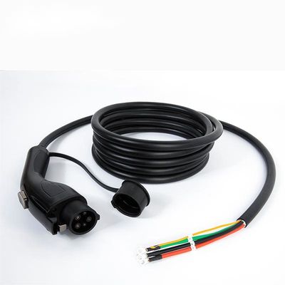 AC 110V-240V ইলেকট্রিক ভেহিকেল কার চার্জার ক্যাবল 48Amp,11kW EV চার্জিং ক্যাবল টাইপ 1