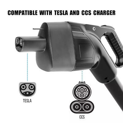 টেসলা মডেল S/X/3/Y IP55 CCS কম্বো 1 থেকে TPC চার্জিং অ্যাডাপ্টারের জন্য 175KW CCS1 অ্যাডাপ্টার সুপারচার্জার প্রতিস্থাপন