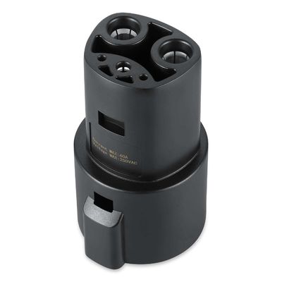 টেসলা মডেল S 3 X Y টেসলা AC চার্জিং অ্যাডাপ্টার 250V 60A-এর জন্য J1772 থেকে TPC অ্যাডাপ্টার