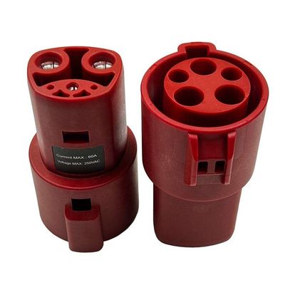 S3 X Y মডেলের জন্য আসল OEM SAE J1772 থেকে Tesla AC 250V চার্জিং চার্জার অ্যাডাপ্টার