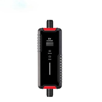 SAE J1772 32A সিঙ্গল ফেজ টাইপ 1 পোর্টেবল চার্জিং স্টেশন ইভি এসি হোম চার্জার অ্যাডজাস্টেবল কারেন্ট