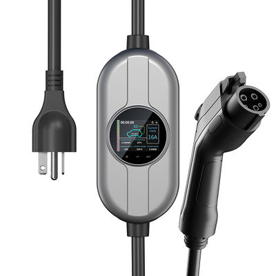 7.68kw AC Type 1 Cable 7.4m ইলেকট্রিক ভেহিকেল চার্জিং স্টেশন ইভি চার্জার বাড়ির ব্যবহারের জন্য