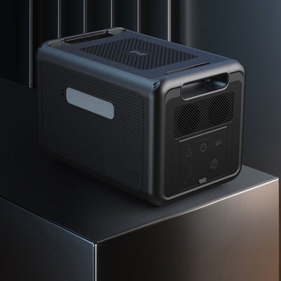 AC 1200W ইনপুট পোর্টেবল পাওয়ার স্টেশন, সোলার প্যানেল সহ সৌর জেনারেটর উপলব্ধ LCD ডিসপ্লে