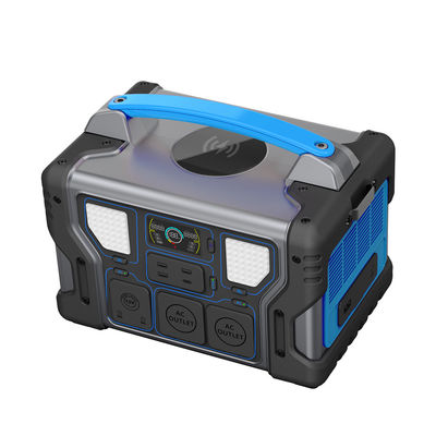 নীল 1000W ক্যাম্পিং 1000W Lifepo4 পোর্টেবল পাওয়ার স্টেশন জেনারেটর আবহাওয়া 1008Wh বৈদ্যুতিক