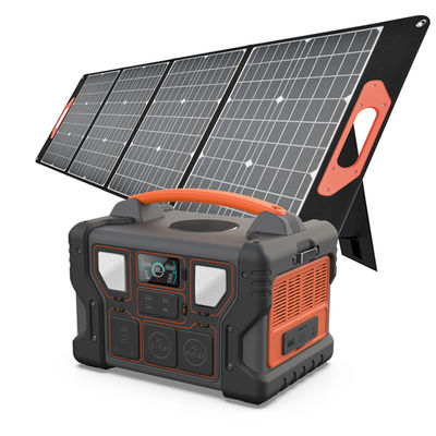 1000W ঘরে/বাইরে ব্যাকআপ পাওয়ার স্টেশন 1008Wh LiFePO4 ব্যাটারি সোলার প্যানেল সহ