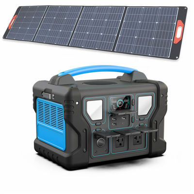 LCD ডিসপ্লে 300W/500W/700W/1000W পোর্টেবল পাওয়ার স্টেশন সোলার প্যানেল ওয়াটারপ্রুফ রিফারবিশ সহ