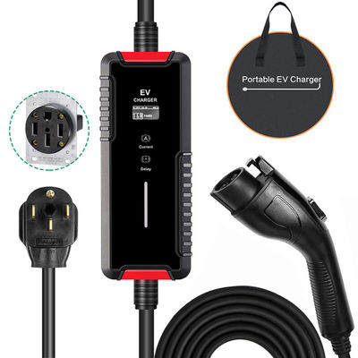 AC 16A EV ফাস্ট চার্জার 3.5kw টাইপ 2 ইভি চার্জিং স্টেশন ঘরে বা বাইরে ব্যবহারের জন্য